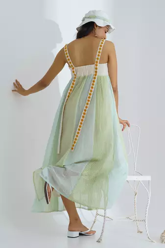 Multicolor Lazy Daisy Dress