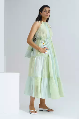 Multicolred Firefly Dress