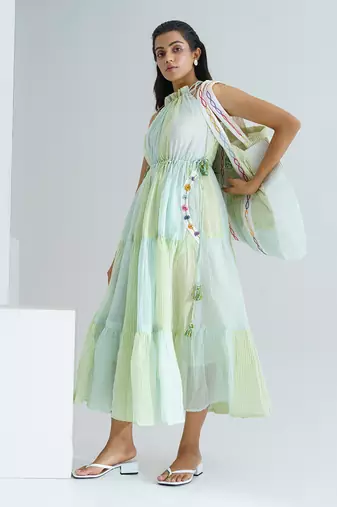 Multicolred Firefly Dress