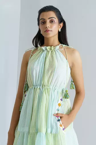 Multicolred Firefly Dress