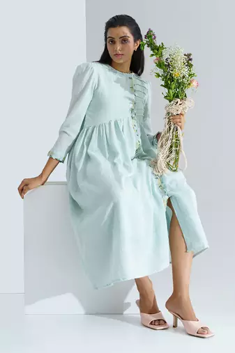 Aqua Blue Marine Dress