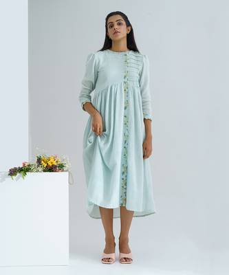 Aqua Blue Marine Dress 3