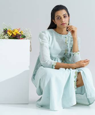 Aqua Blue Marine Dress 4