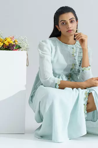 Aqua Blue Marine Dress