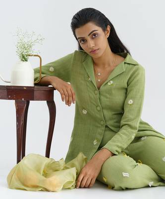 Green Daisy Coast Dress Set 4