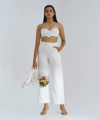White Moon Fall Co Ord Dress Set 2