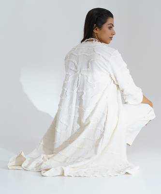 White Moon Fall Co Ord Dress Set 6