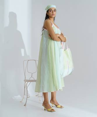 Light Green Sea Coast Dress 3