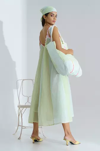 Light Green Sea Coast Dress