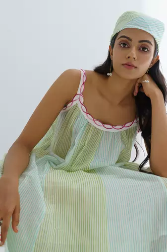 Light Green Sea Coast Dress