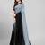 Designer Embellished Grey Coloured Silk Saree with Blouse Piece