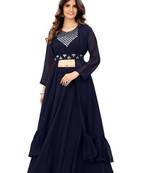 Women Embroidered Georgette Anarkali Kurta
