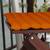 Lushomes Sun Orange Dynamite Chair pad with Super Soft Polyester Filling (40 x 40 cms, Pack of 2)