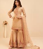 Chiku embroidered georgette salwar