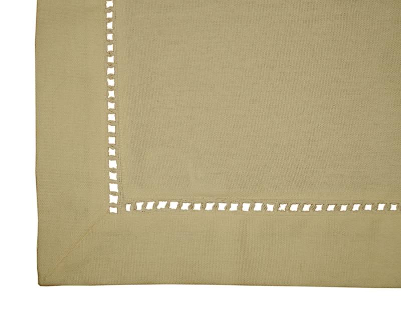 Lushomes Cream Cotton Dining Table Runner with Ladder Lace (Size 30 x 180 cms, Single Pc)