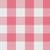 Lushomes Buffalo Checks Baby Pink Plaid Dining Table Cover Cloth (Size 60 inch Round, 6 Seater Round/Oval Table Cloth)
