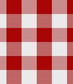Lushomes Buffalo Checks Red Plaid Dining Table Cover Cloth (Size 60 inch Round, 6 Seater Round/Oval Table Cloth)