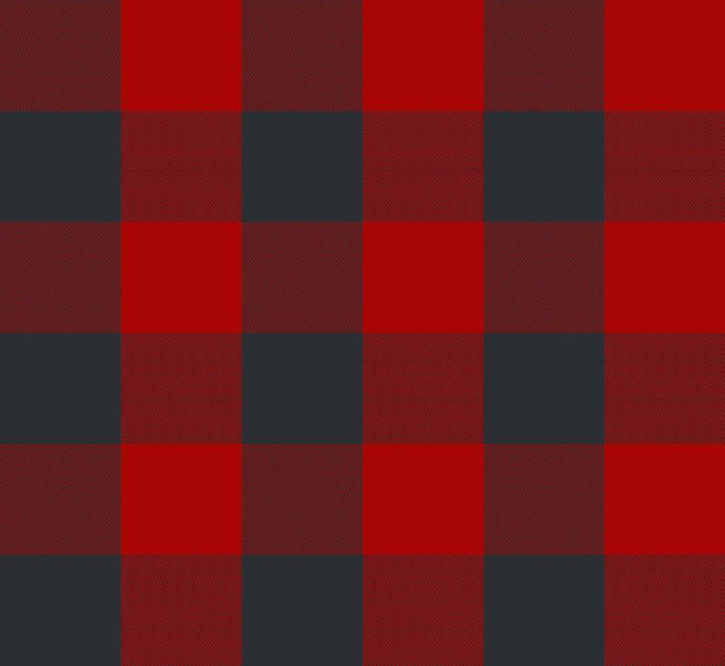 Lushomes Buffalo Checks Red & Black Plaid Dining Table Cover Cloth (Size 40 x 40 , Side Table Cloth)