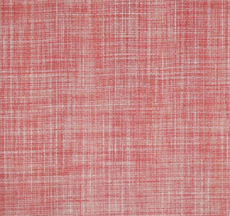 Lushomes Red Jacquard Waterproof and Heat Resistant PVC Runner (12 x 70 inches, Single Pc)