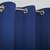  Heavy Polyester Navy Blue Water Repellent Curtain with 8 Metal Eyelets for Living Room (54 x 90 inches, Single pc)