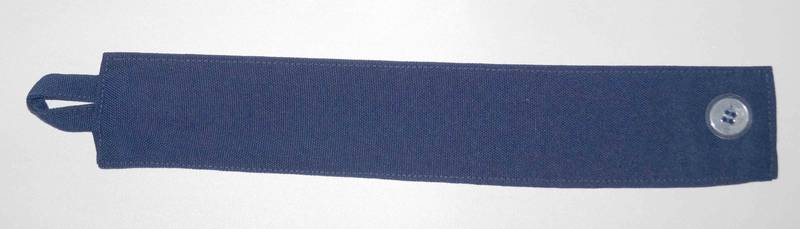  Heavy Polyester Navy Blue Water Repellent Curtain with 8 Metal Eyelets for Living Room (54 x 90 inches, Single pc)