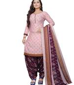 Rajnandini Pink printed cotton salwar