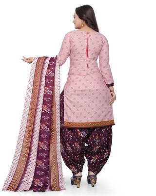 Rajnandini Pink printed cotton salwar 2