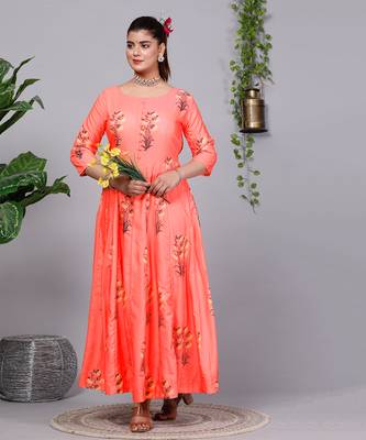 All Season Designer Pink Pure Cotton Gown 3