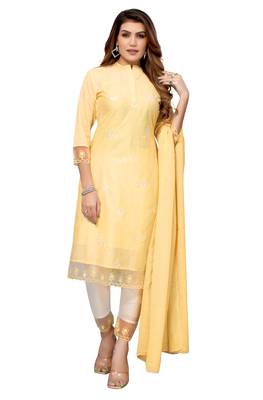 Pink embroidered chanderi salwar 1