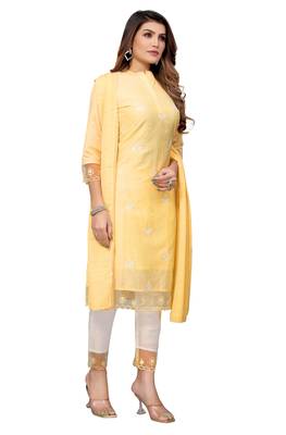 Pink embroidered chanderi salwar 2