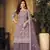 Lavender embroidered net salwar kameez
