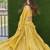 Women's wear yellow colour semi-stitched lehenga choli with dupatta