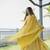 Women's wear yellow colour semi-stitched lehenga choli with dupatta