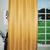 Lushomes Polyester Gold Satin Striped Blackout Long Door Curtain with 8 Metal Eyelets (54 x 108 inches, Single pc)