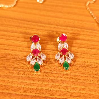 Multicolor ruby  necklace-sets 2