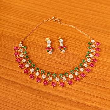 Multicolor ruby  necklace-sets 1