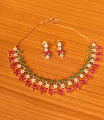 Multicolor ruby  necklace-sets