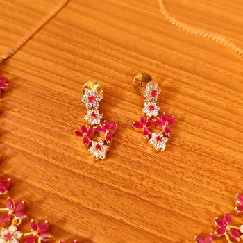 Red ruby  necklace-sets 3