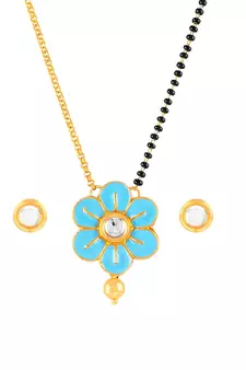 Blue mangalsutra