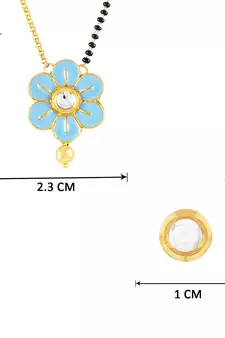Blue mangalsutra