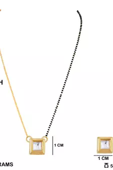 Gold mangalsutra
