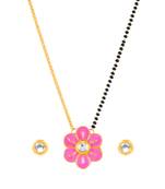 Pink mangalsutra