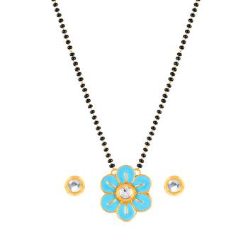 Blue mangalsutra 1