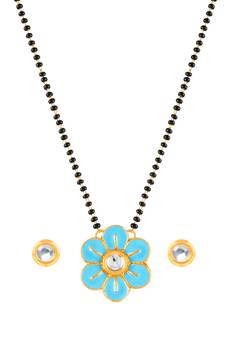 Blue mangalsutra