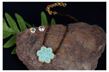 Blue mangalsutra 2
