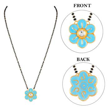 Blue mangalsutra 3