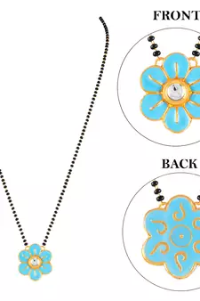 Blue mangalsutra