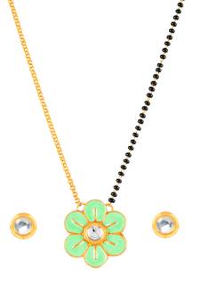 Green mangalsutra