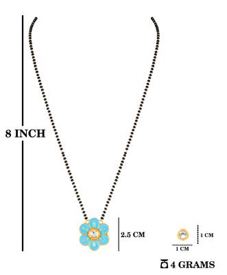 Blue mangalsutra 4