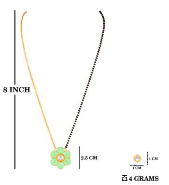 Green mangalsutra 4